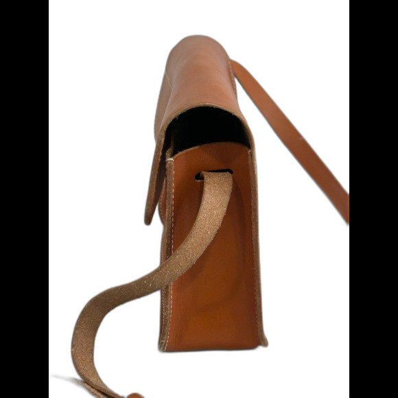 Marcus B Leather Handbag Women's Color Saddle Crossbody Strap “ KAM NO. 01” - Picture 3 of 12